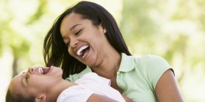 black-mother-child-laughing